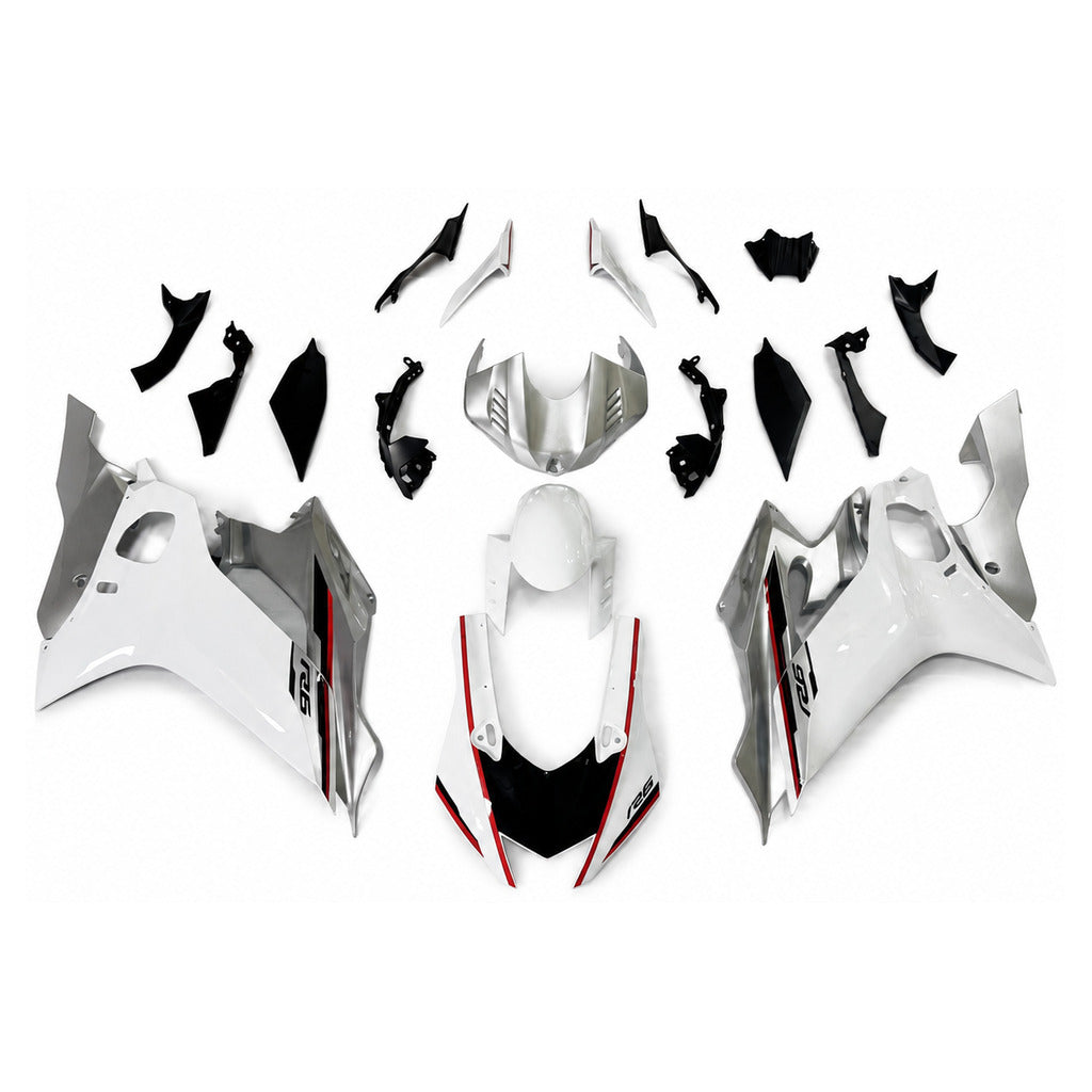 NT Fairing Fit for Yamaha 2017-2021 YZF-R6 N037- Red White Black | ABS Injection - 1
