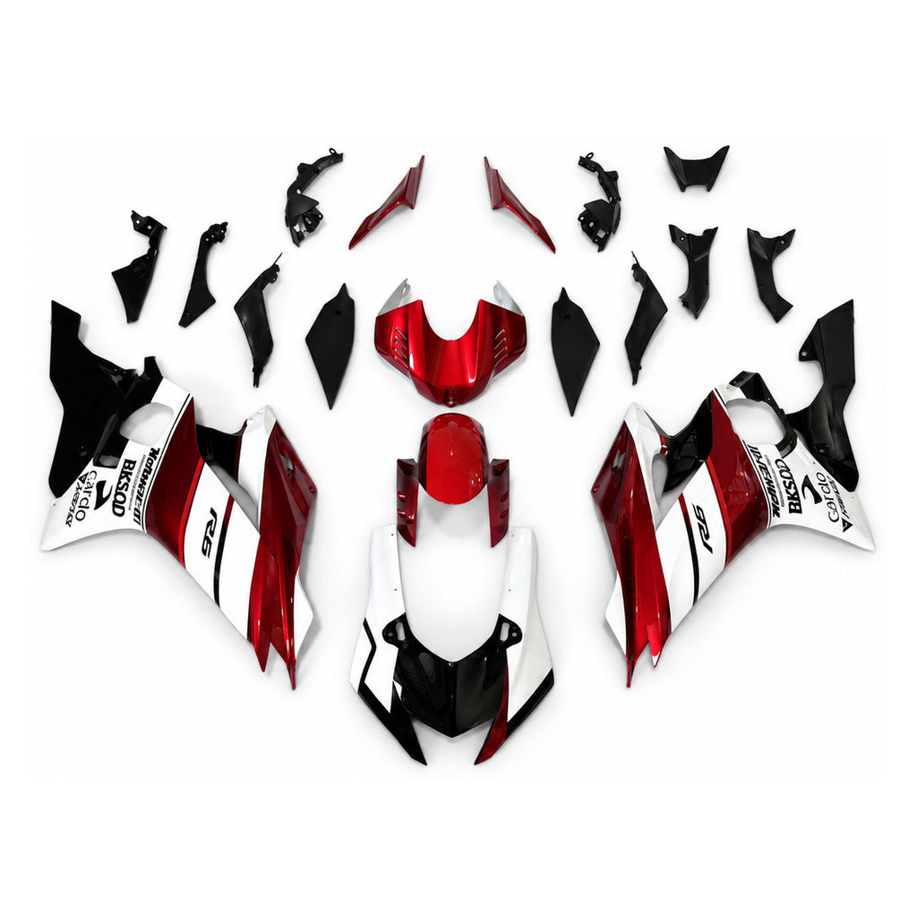 NT Fairing Fit for Yamaha 2017-2021 YZF-R6 N039- Burgundy Black | ABS Injection - 1