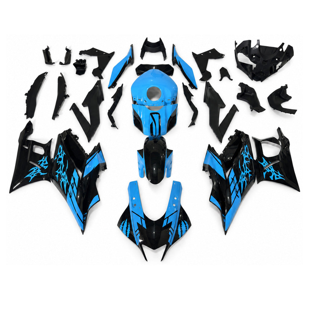 NT Fairing Fit for Yamaha 2019-2024 YZF-R25/YZF-R3 N039- Blue Black | ABS Injection - 1