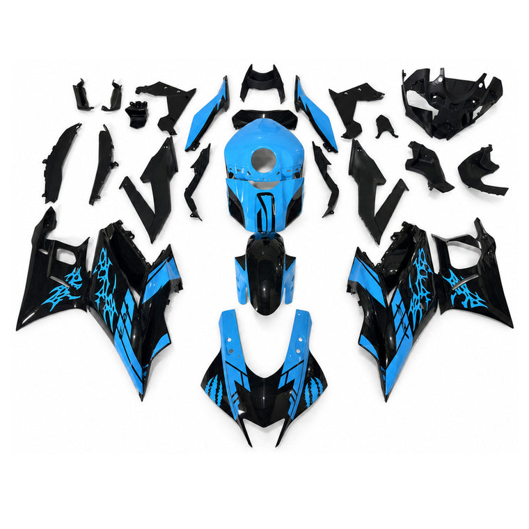 NT Fairing Fit for Yamaha 2019-2024 YZF-R25/YZF-R3 N039- Blue Black | ABS Injection