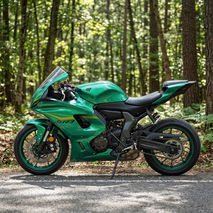 US STOCK NT Injection Mold New Kit Green Gold ABS Fairing Fit for Yamaha 2022-2025 YZF R7 N035 Available in CA