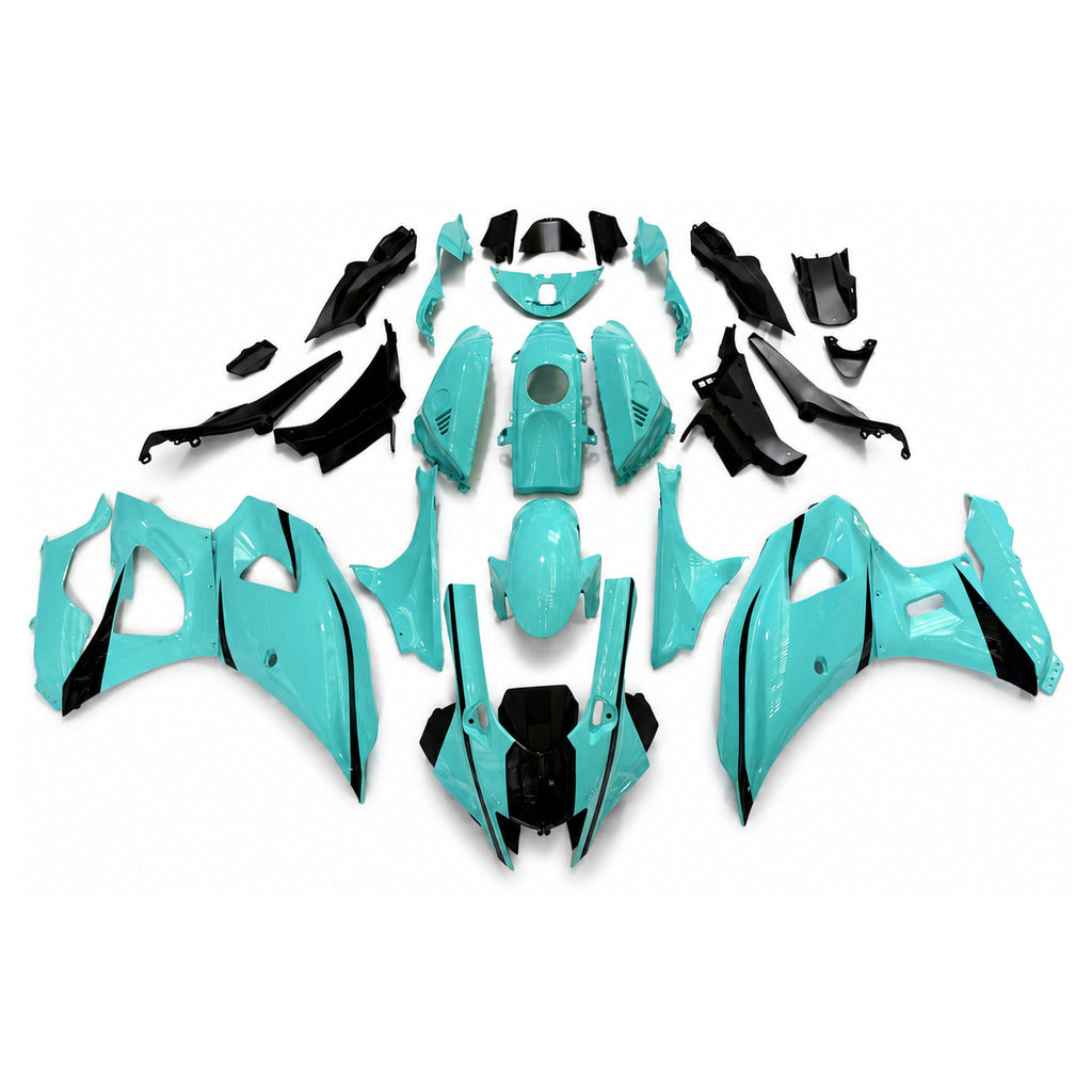 NT Fairing Fit for Yamaha 2022-2025 YZF-R7 N043- Teal Black | ABS Injection - 1