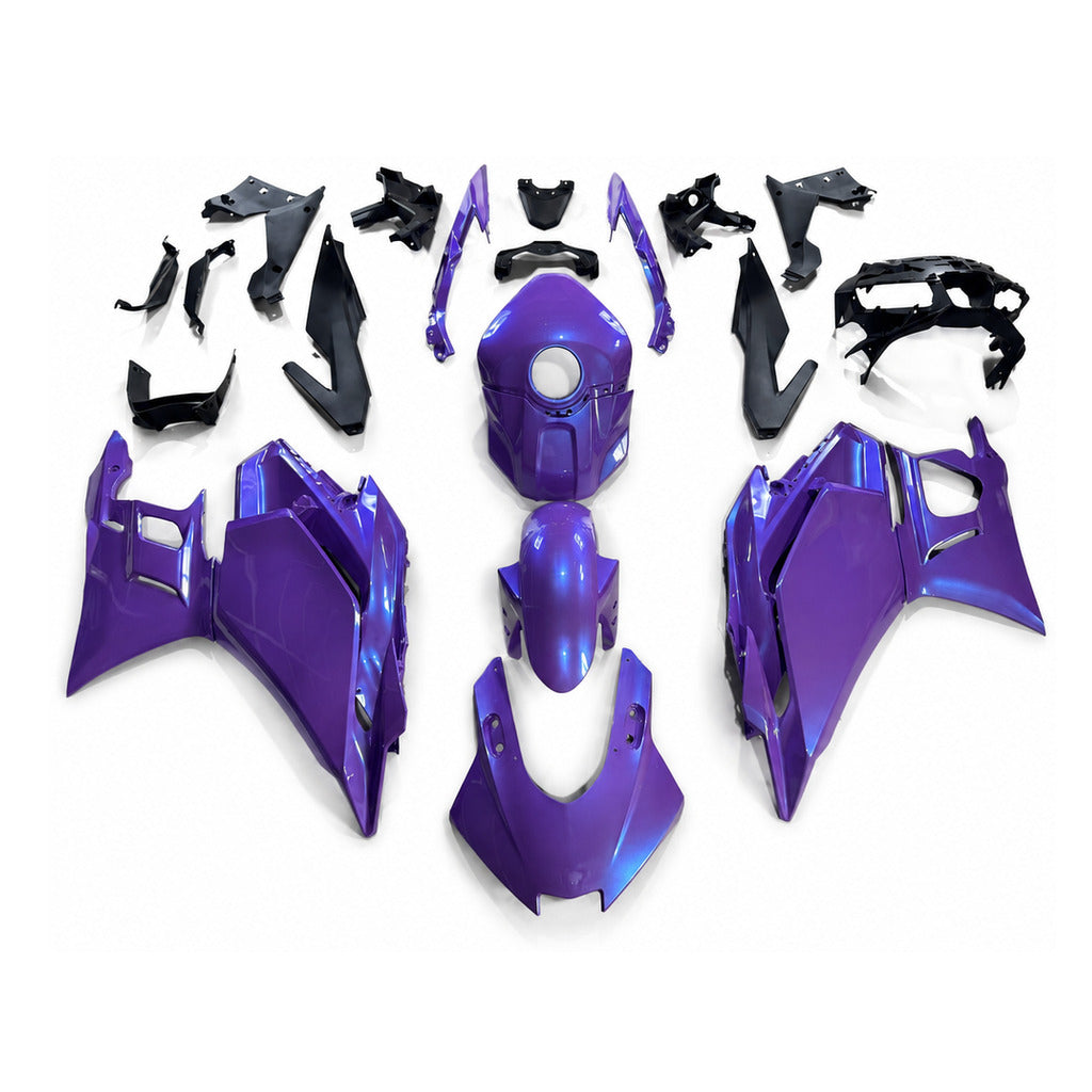 NT Fairing Fit for Yamaha 2025-2026 YZF-R25/YZF-R3 N007- Purple Blue | ABS Injection - 1