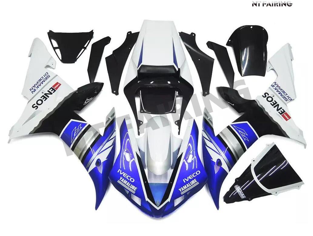 NT Fairing Fit for Yamaha 2002-2003 YZF-R1 N040- Blue White Black | ABS Injection