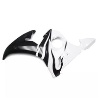 NT Aftermarket Injection ABS Plastic Fairing Fit for 2003-2005 YZF R6 & 06-09 R6S White Black N071