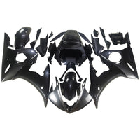 NT Aftermarket Injection ABS Plastic Fairing Kit Fit for YZF R6 2003-2005 Carbon Fiber Look S01