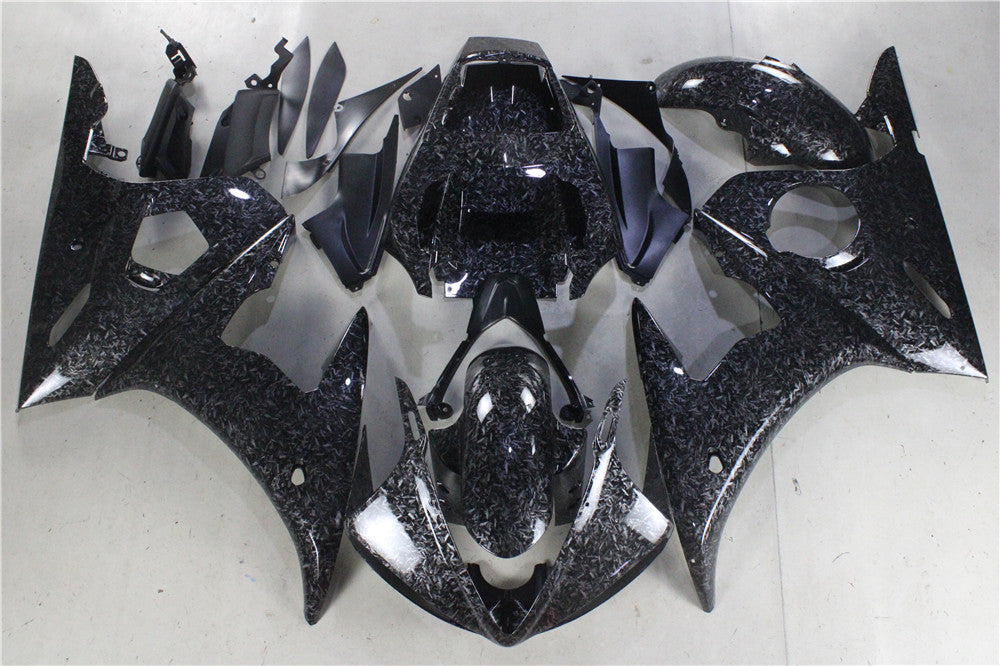NT Fairing Fit for Yamaha 2003-2005 YZF-R6 S02- Forged Carbon Fiber Look | ABS Injection