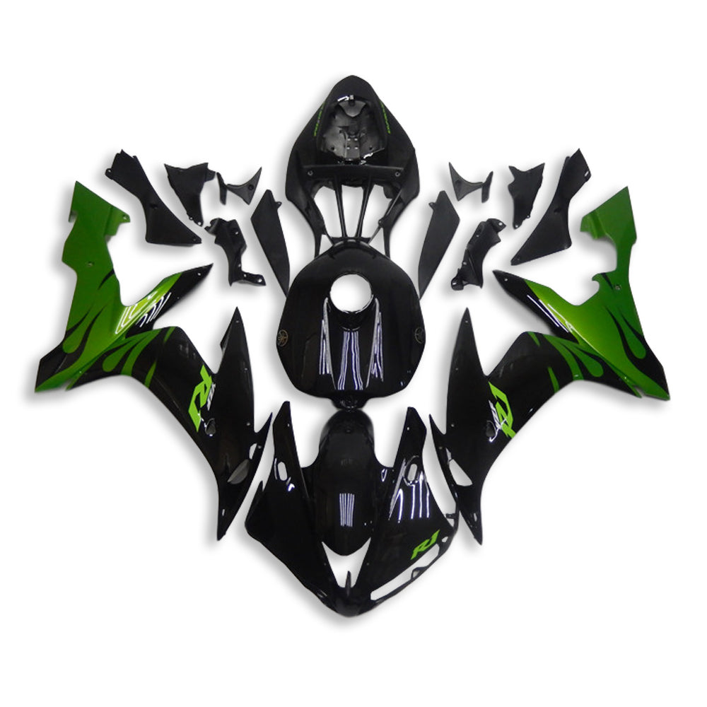 NT Fairing Fit for Yamaha 2004-2006 YZF-R1 N063- Black Green | ABS Injection
