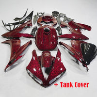 US STOCK NT Injection Molded Fairing Fit for Yamaha YZF R1 2004-2006 Red Forged Carbon Fiber Look S03 Available in CA