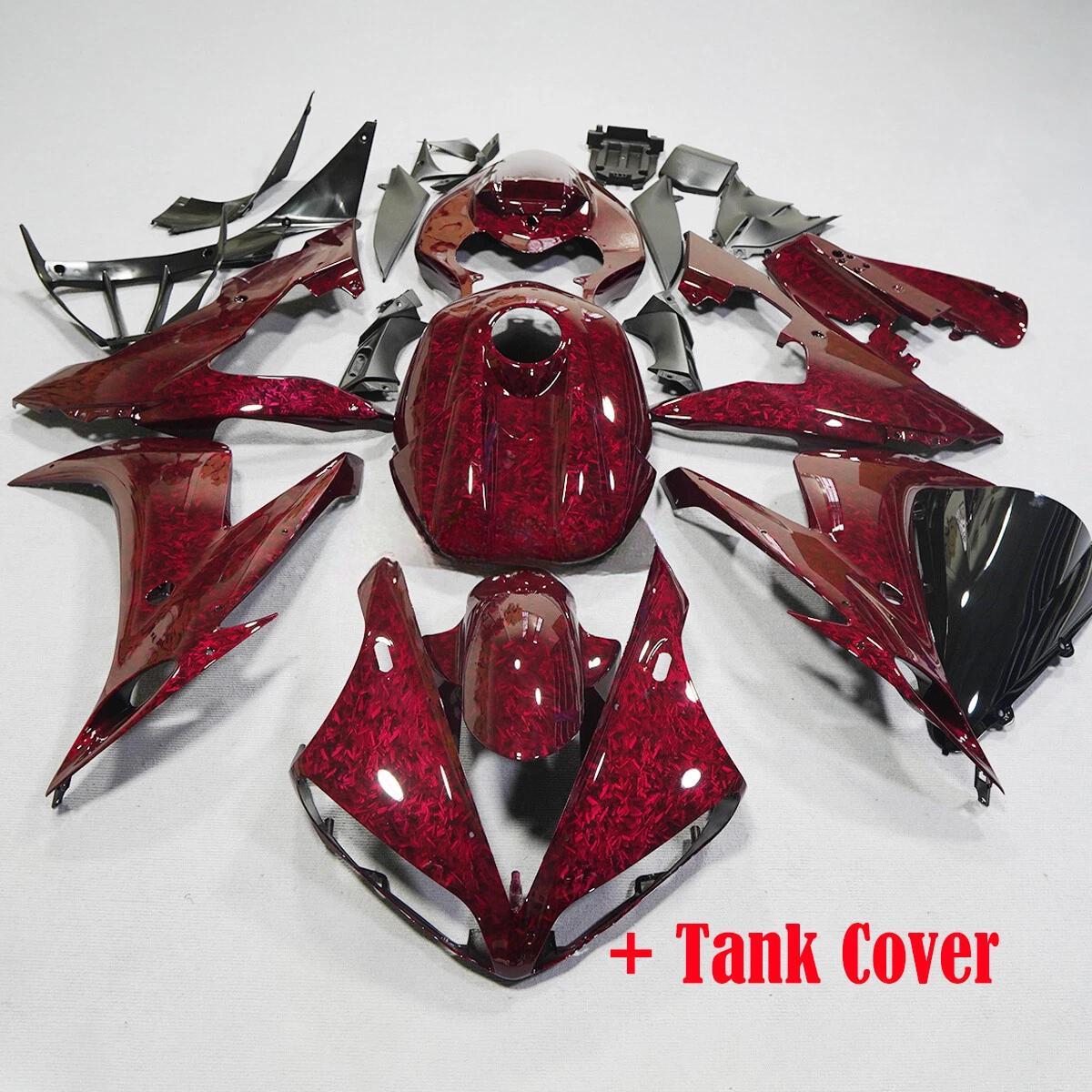 NT Fairing Fit for Yamaha 2004-2006 YZF-R1 S03- Red Forged Carbon Fiber Look | ABS Injection