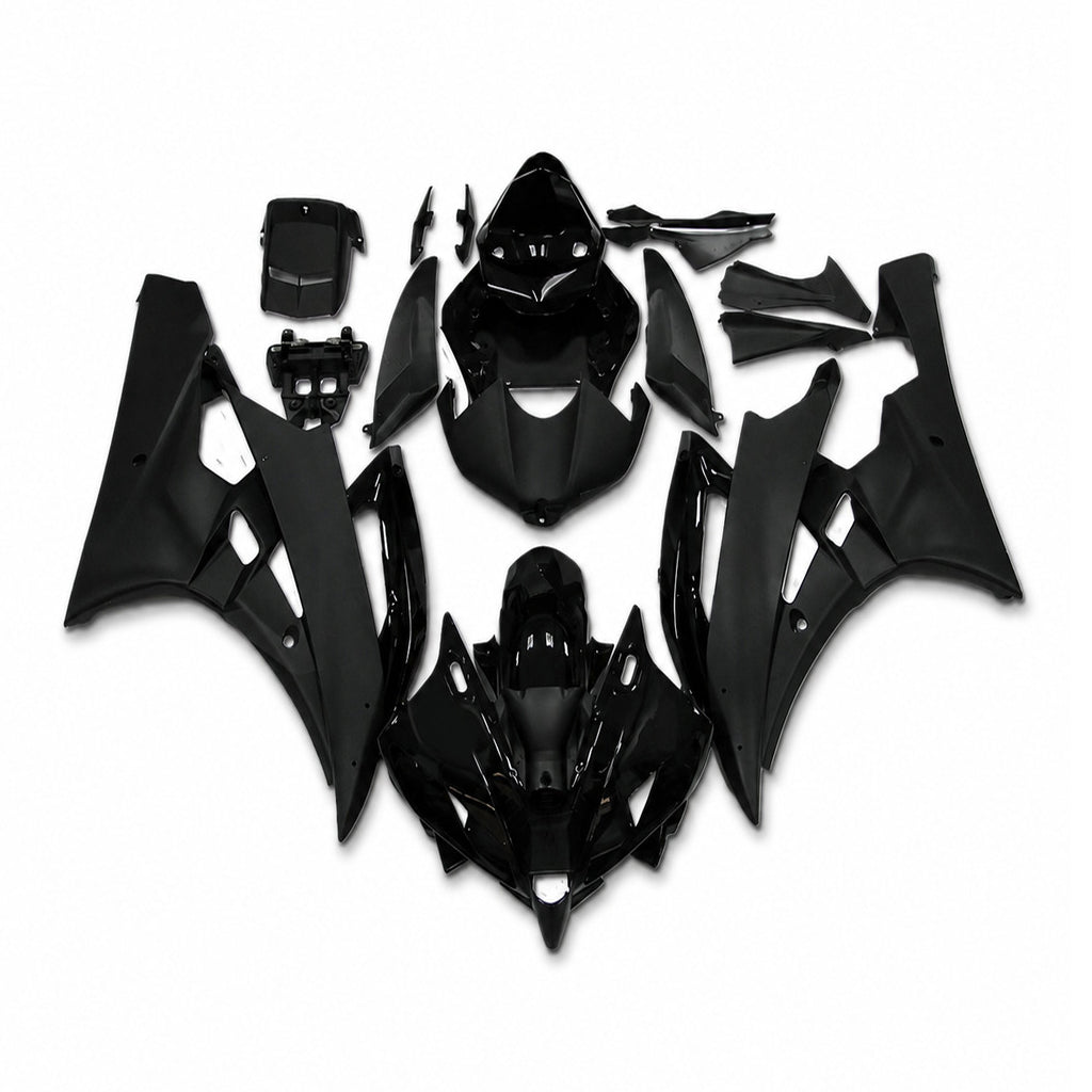 NT Fairing Fit for Yamaha 2006-2007 YZF-R6 N048- Black | ABS Injection, US Stock