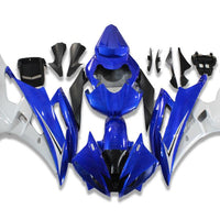 NT Aftermarket Injection ABS Plastic Fairing Fit for YZF R6 2006-2007 White Blue N126