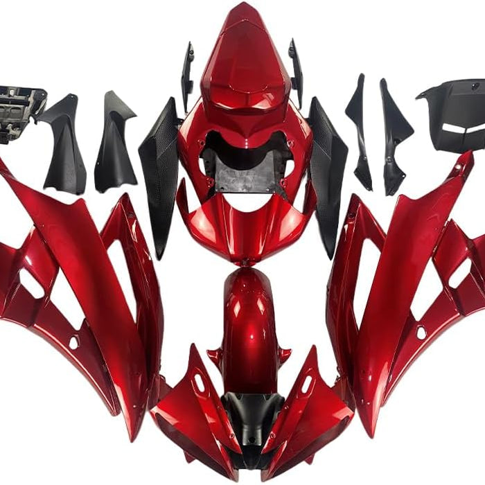 NT Aftermarket Injection ABS Plastic Fairing Fit for YZF R6 2006-2007 Candy Red N134