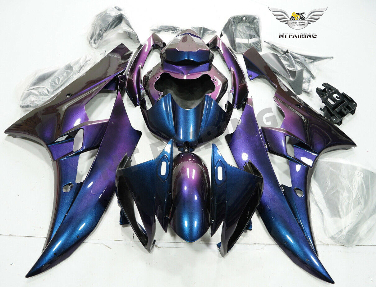 NT Fairing Fit for Yamaha 2006-2007 YZF-R6 N120- Chameleon Blue Purple | ABS Injection, US Stock