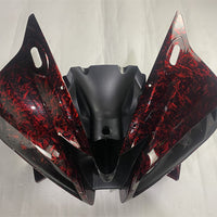 US STOCK NT Aftermarket Injection ABS Plastic Fairing Fit for YZF R6 2006-2007 Red Forged Carbon Fiber Look S05 Available in CA