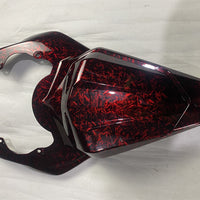 US STOCK NT Aftermarket Injection ABS Plastic Fairing Fit for YZF R6 2006-2007 Red Forged Carbon Fiber Look S05 Available in CA