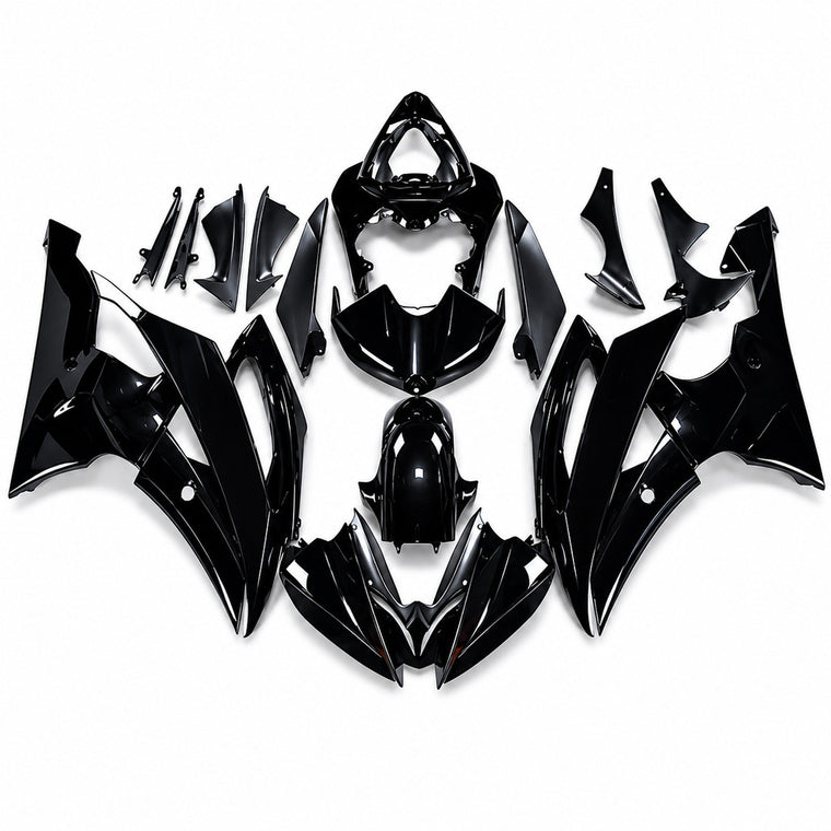 NT Fairing Fit for Yamaha 2008-2016 YZF-R6 N059- Glossy Black | ABS Injection, US Stock