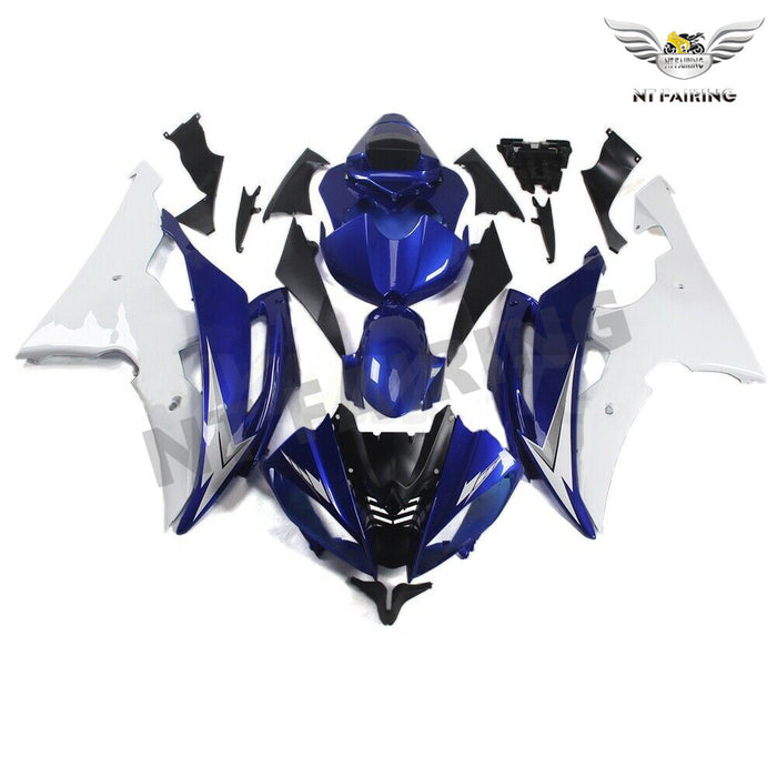 NT Aftermarket Injection ABS Plastic Fairing Fit for YZF R6 2008-2016 Blue White N139