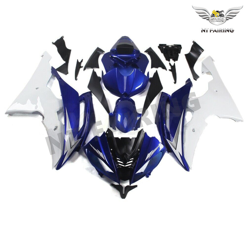 NT Fairing Fit for Yamaha 2008-2016 YZF-R6 N139- Blue White | ABS Injection