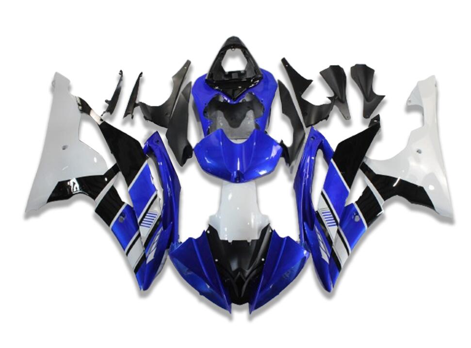 NT Fairing Fit for Yamaha 2008-2016 YZF-R6 N142- White Blue | ABS Injection