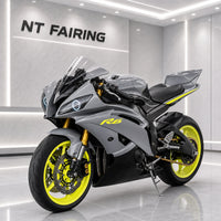 NT Aftermarket Injection ABS Plastic Fairing Fit for Yamaha 2008-2016 YZF R6 Gray Yellow Black N167