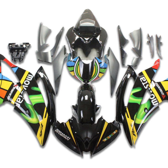 NT Aftermarket Injection ABS Plastic Fairing Fit for YZF R6 2008-2016 Black Green Yellow Blue Red N149
