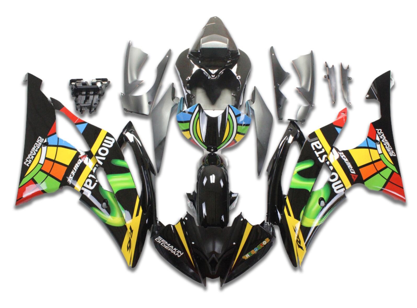 NT Fairing Fit for Yamaha 2008-2016 YZF-R6 N149- Black Green Yellow Blue Red | ABS Injection