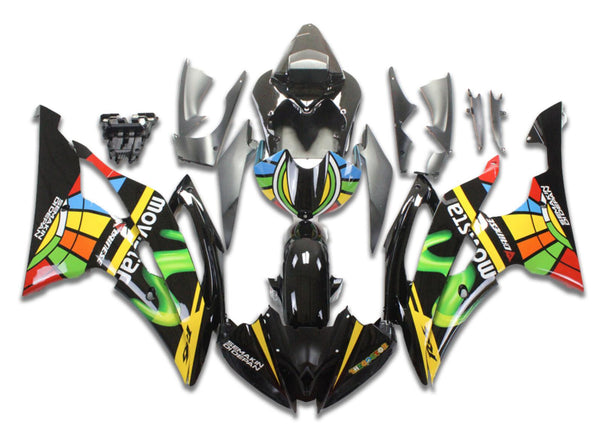 NT Aftermarket Injection ABS Plastic Fairing Fit for YZF R6 2008-2016 Black Green Yellow Blue Red N149