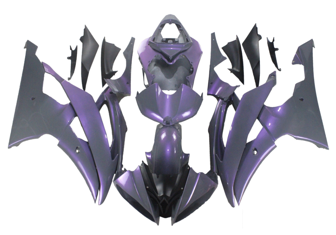 NT Fairing Fit for Yamaha 2008-2016 YZF-R6 N153- Chameleon Gray Dazz Pearl Purple | ABS Injection