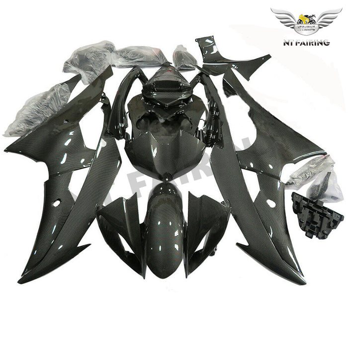 US STOCK NT Aftermarket Injection ABS Plastic Fairing Fit for YZF R6 2008-2016 Carbon Fiber Look S01 Available in CA