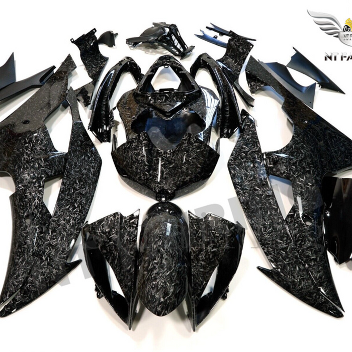 US STOCK NT Aftermarket Injection ABS Plastic Fairing Fit for YZF R6 2008-2016 Forged Carbon Fiber Look S02 Available in CA