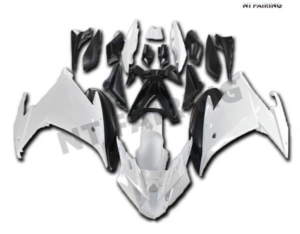 US STOCK NT Injection Plastic Fairing Kit fit for Yamaha FZ6R 2009-2015 Black White N008 Available in CA