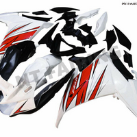 US STOCK NT Injection Plastic Fairing Kit fit for Yamaha FZ6R 2009-2015 Red Black White N010 Available in CA