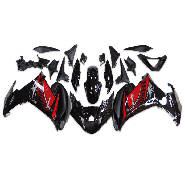 NT Injection Plastic Fairing Kit fit for Yamaha FZ6R 2009-2015 Red Black N011