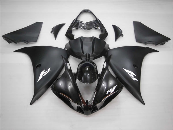 NT Aftermarket Injection ABS Plastic Fairing Fit for YZF R1 2009-2011 Black N017