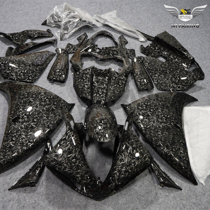 US STOCK NT Injection Plastic Fairing Kit Fit for Yamaha YZF R1 2009-2011 Forged Carbon Fiber Look S02 Available in CA