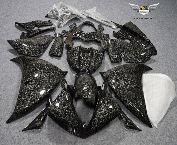 US STOCK NT Injection Plastic Fairing Kit Fit for Yamaha YZF R1 2009-2011 Forged Carbon Fiber Look S02 Available in CA