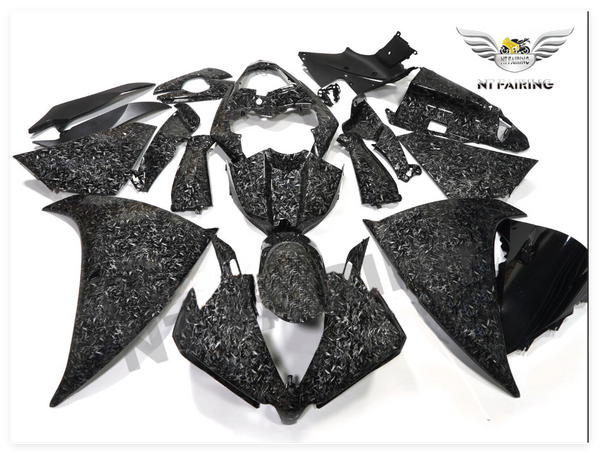 US STOCK NT Aftermarket Injection ABS Plastic Fairing Fit for YZF R1 2012-2014 Forged Carbon Fiber Look S02 Available in CA