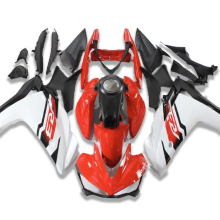 US STOCK NT Aftermarket Injection ABS Plastic Fairing Fit for YZF R3 2014-2018 R25 2015-2017 White Red N005 Available in CA