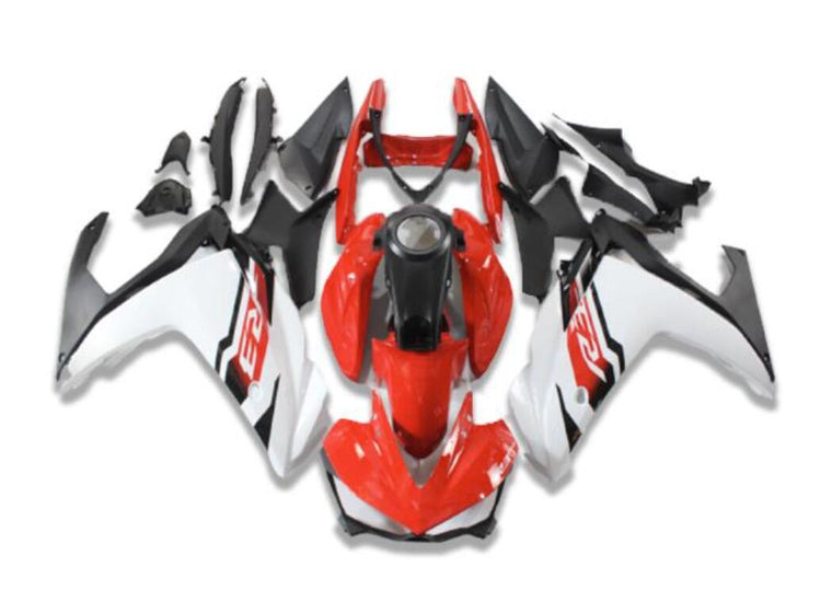 NT Fairing Fit for Yamaha 2014-2018 YZF-R25/YZF-R3 N005- White Red | ABS Injection, US Stock