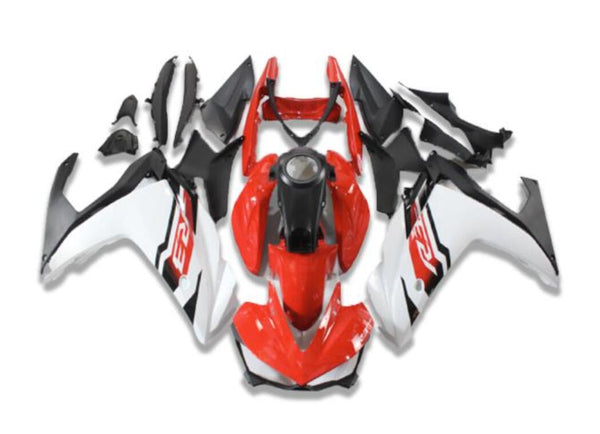 US STOCK NT Aftermarket Injection ABS Plastic Fairing Fit for YZF R3 2014-2018 R25 2015-2017 White Red N005 Available in CA