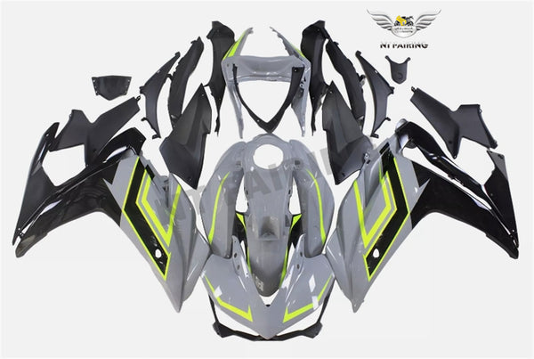 NT Aftermarket Injection ABS Plastic Fairing Fit for YZF R3 2014-2018 R25 2015-2017 Nardo Gray Black N028