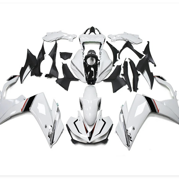 NT Aftermarket Injection ABS Plastic Fairing Fit for YZF R3 2014-2018 R25 2015-2017 White Black N029
