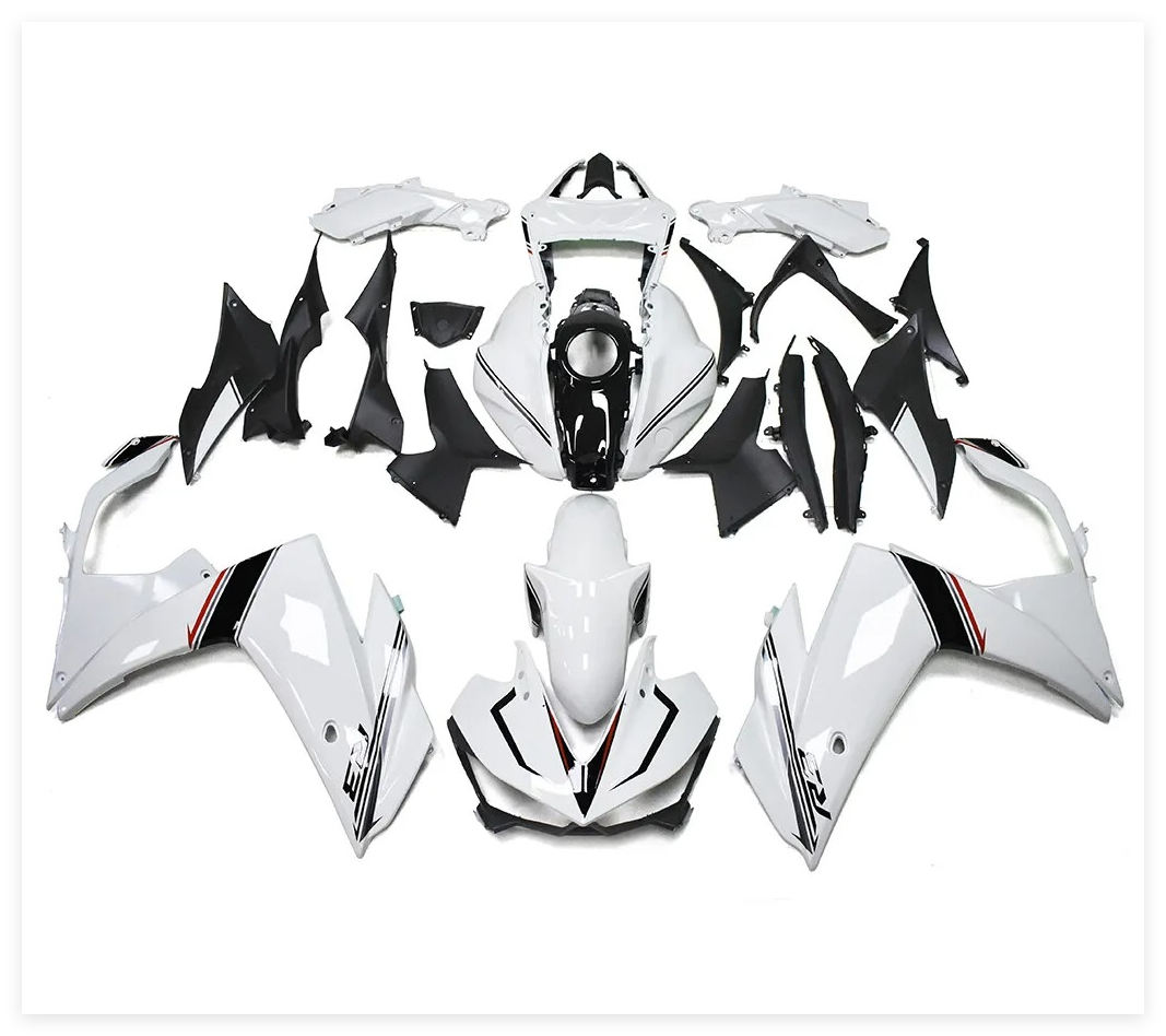 NT Fairing Fit for Yamaha 2014-2018 YZF-R25/YZF-R3 N029- White Black | ABS Injection