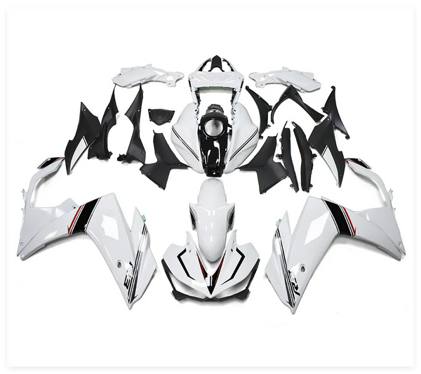 NT Aftermarket Injection ABS Plastic Fairing Fit for YZF R3 2014-2018 R25 2015-2017 White Black N029