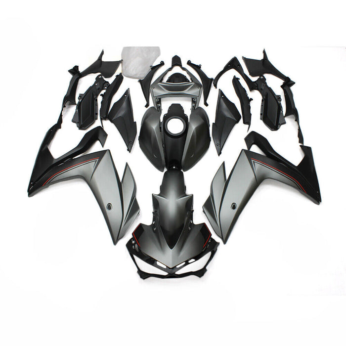 NT Aftermarket Injection ABS Plastic Fairing Fit for YZF R3 2014-2018 R25 2015-2017 Matte Gray N031