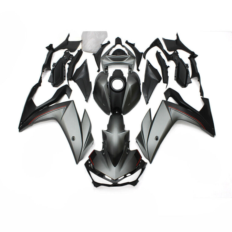NT Fairing Fit for Yamaha 2014-2018 YZF-R25/YZF-R3 N031- Matte Gray | ABS Injection, US Stock