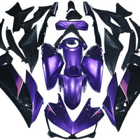 NT Aftermarket Injection ABS Plastic Fairing Fit for YZF R3 2014-2018 R25 2015-2017 Purple Black N042