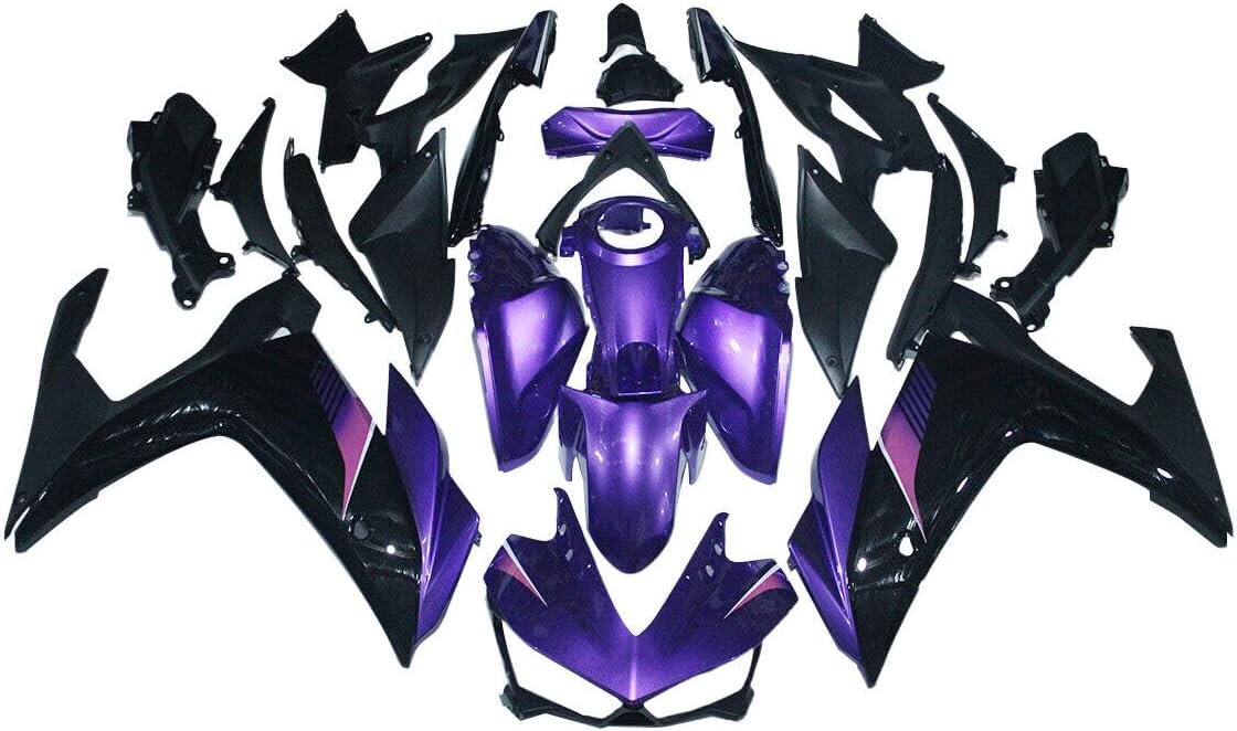 NT Fairing Fit for Yamaha 2014-2018 YZF-R25/YZF-R3 N042- Purple Black | ABS Injection