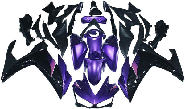 NT Aftermarket Injection ABS Plastic Fairing Fit for YZF R3 2014-2018 R25 2015-2017 Purple Black N042